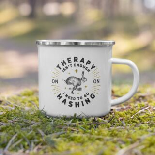Added some new hash camping mugs designs to store as part of our trail vessel sale ($5 off all mugs!). Check out all the designs via the link in our profile.

#hashcamp #hashhab #hashers #halfminds #shiggy
