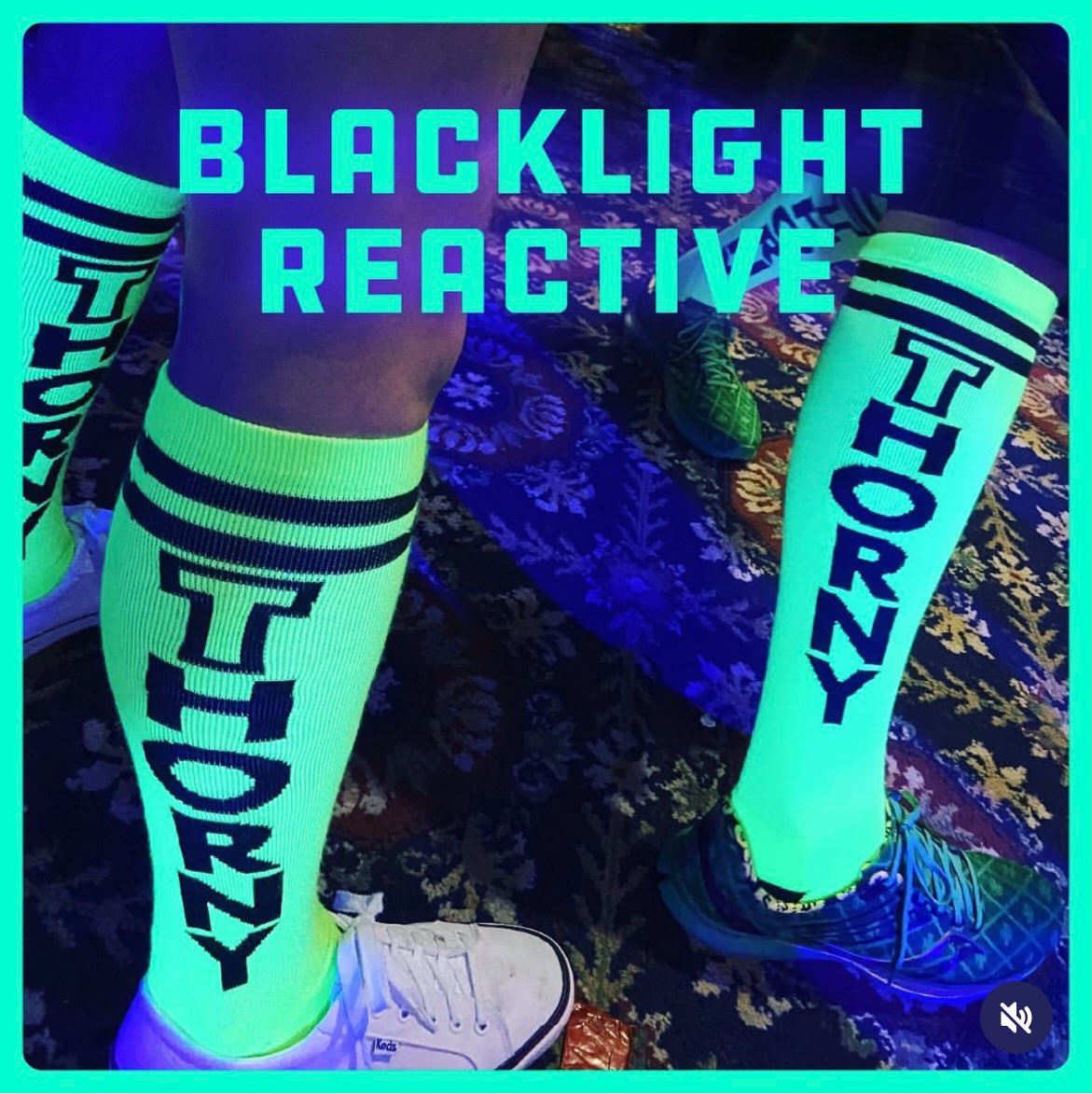Did you know: Our Thorny socks are UV reactive! Which makes them perfect for your hash glow events/raves/ and well Shiggy trails.

All Shiggy socks are current on sale on the website.