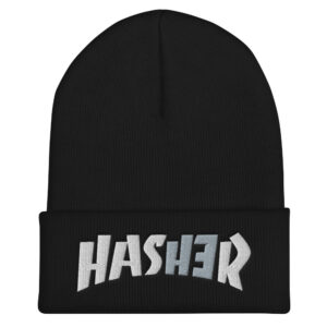 HASH3R Cuffed Beanie - Black
