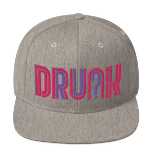 Pink/Purple DRU?K Snapback Hat