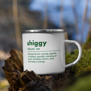 The Definition of Shiggy Enamel Mug