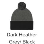 Dark Grey / Black Pom $0.00