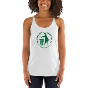 Hashers Not Trashers Bunny Racerback Tank