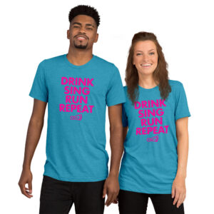 Drink Sing Run Repeat Unisex t-shirt