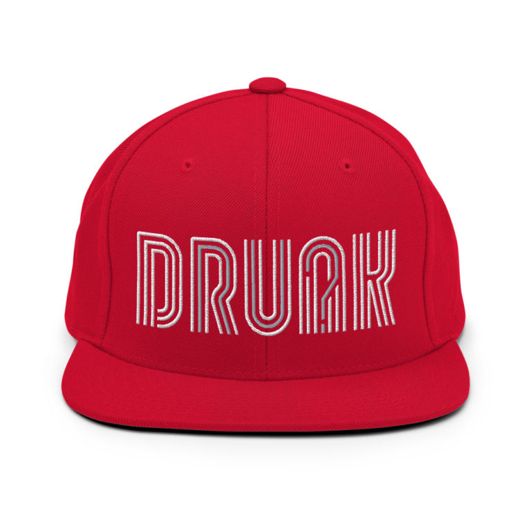 DRUN?K RDR Snapback Hat – Half Mind Hab