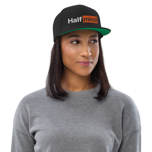 Half Mind Porn Hub parody snapback hat