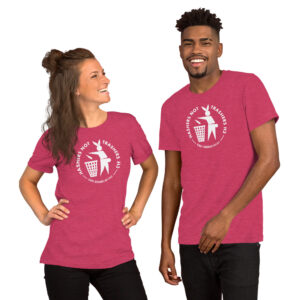 Hashers Not Trashers Berry Unisex T-Shirt