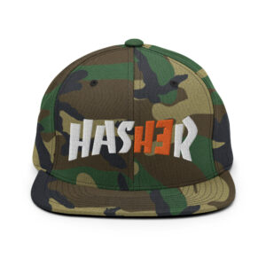 HASH3R Cranium Camo Snapback