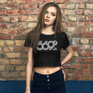 369 Degrees Crop Top - Black