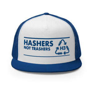 Hashers Not Trashers - Blue Snapback