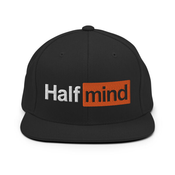 Half Mind Porn Hub Parody snapback hat