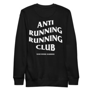 Anti Running Running Club Unisex Fleece Pullover