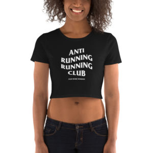 Anti Running Running Club Crop Top shirt