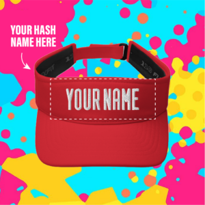 Personalized Hash Name Visor