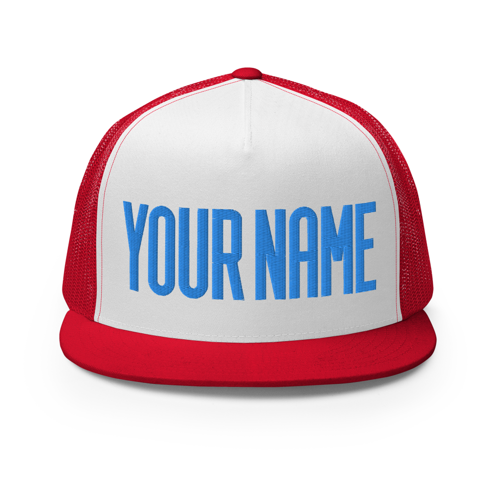 Personalized Hash Name Trucker Hat – Half Mind Hab