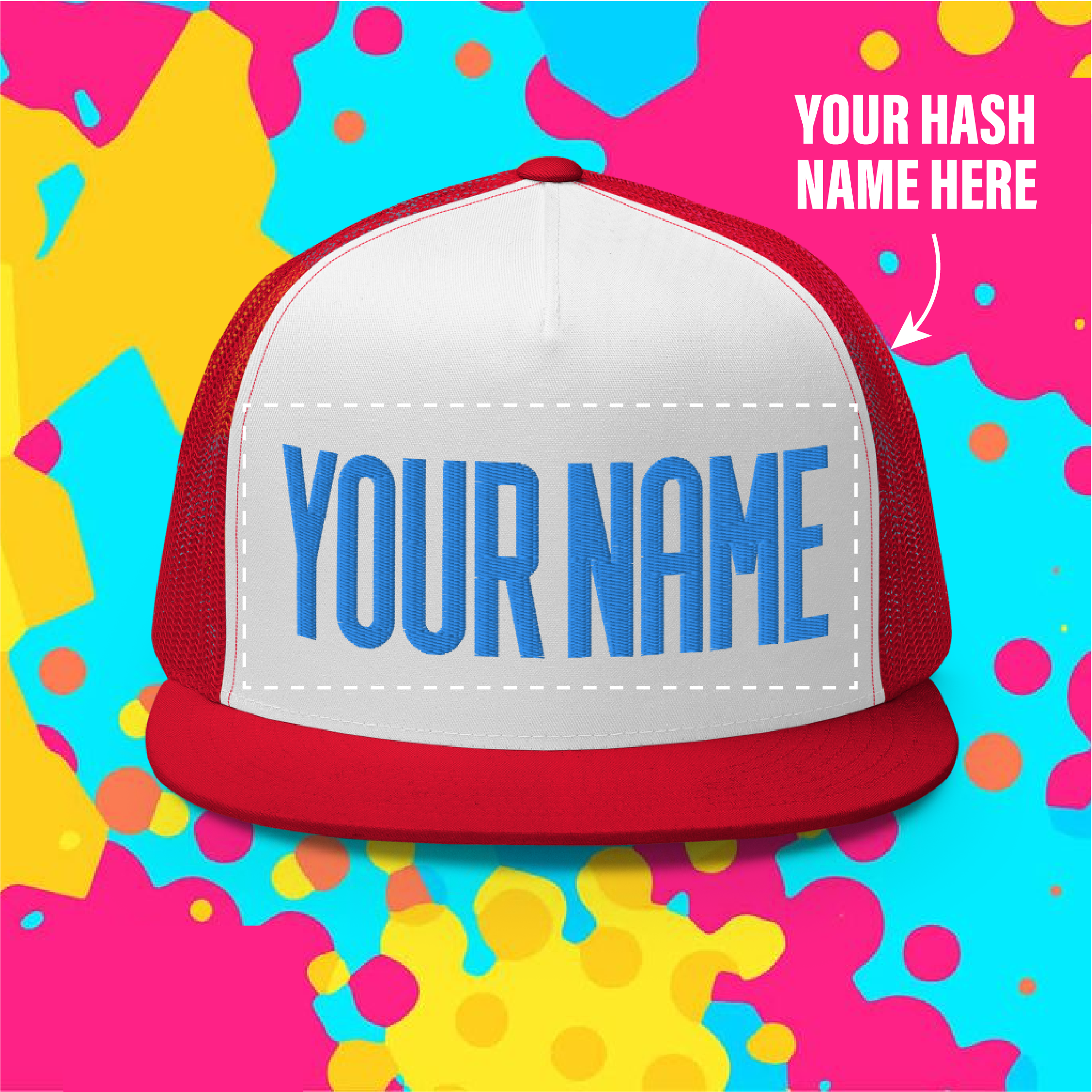Hash Name Trucker Hats