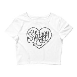 Shiggy Love Barbed Wire crop top