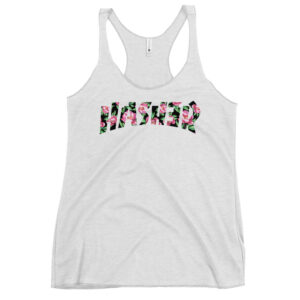 HASH3R Floral Racerback Tank