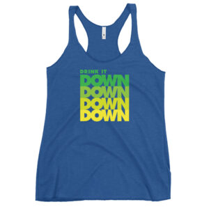 Down Down Women's Racerback Tank