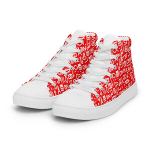 Men’s RDR high top canvas shoes