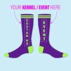 Custom Hash Shiggy Socks for your Kennel or Event