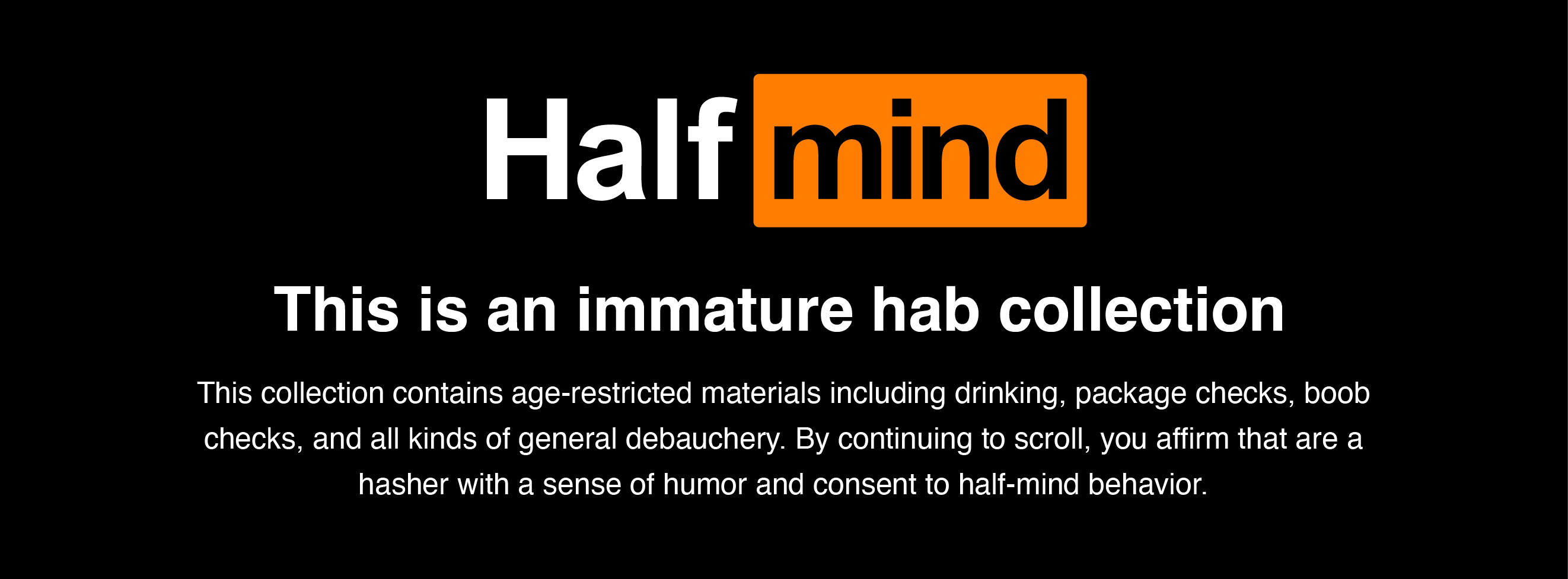 Half Mind in the Gutter Haberdashery (hab(