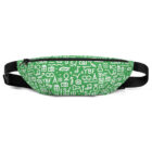 Haring Pattern Fanny Pack - Green Dress edition