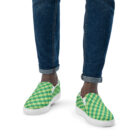 Men’s GDR Pattern slip-on canvas shoes