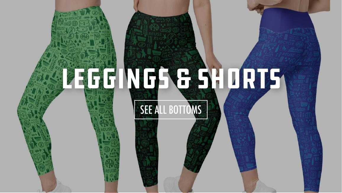 Hashing leggings and shorts