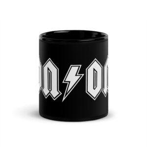 On-On Band Black Glossy Mug