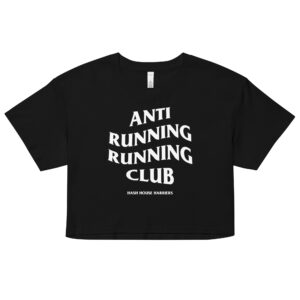 Anti-running running Club crop top