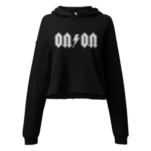 On-On Band Crop Hoodie