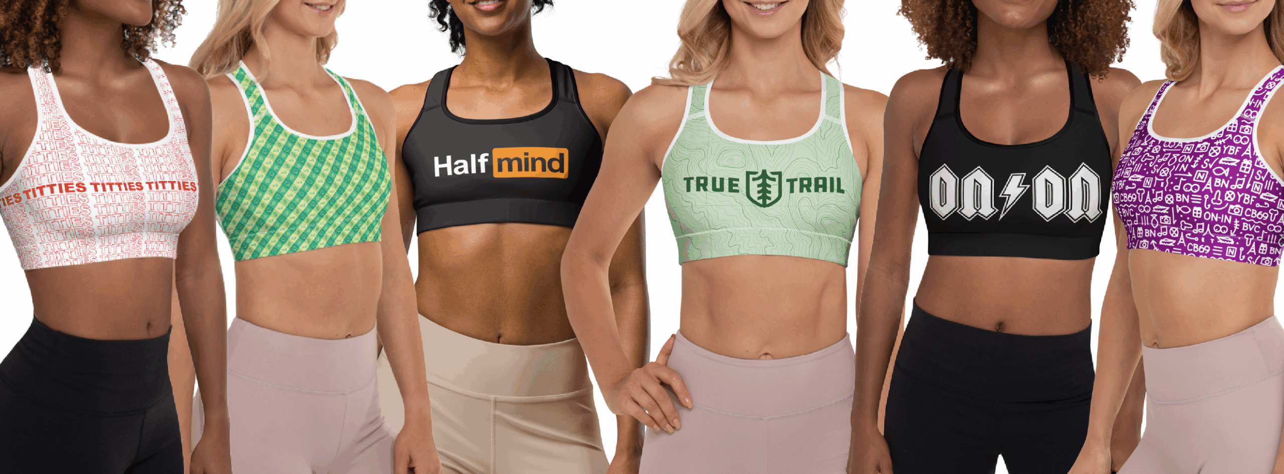 Hashing Sports Bras for Harriettes