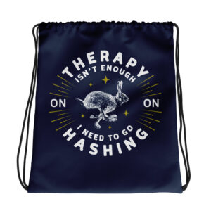 Hash Therapy Drawstring bag - Dark