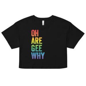 O-R-G-Y crop top (4 colors)