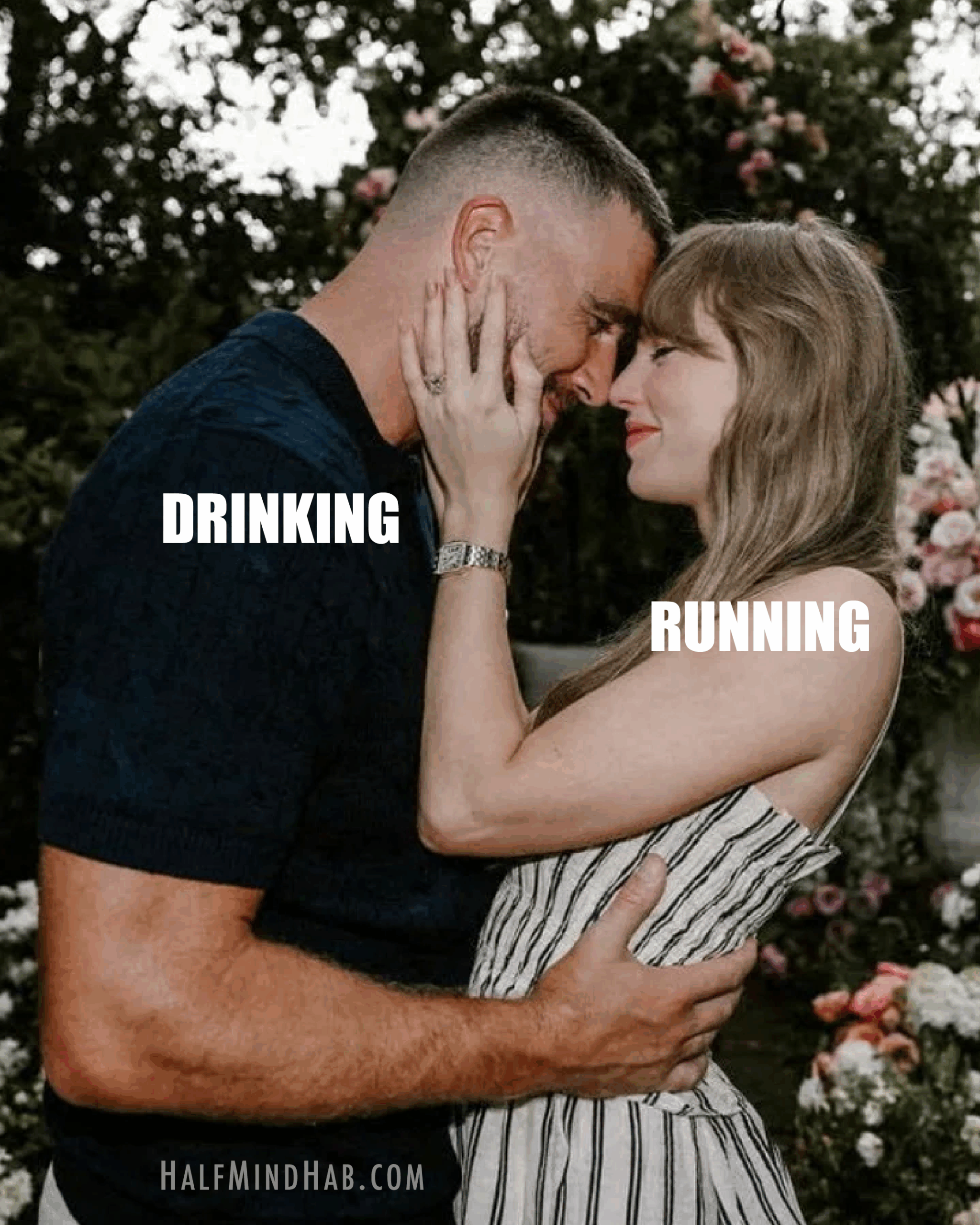 Travis Kelce & Taylor Swift memes showing perfect hashing pairs