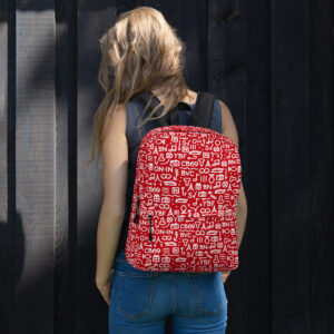 Haring Pattern Backpack