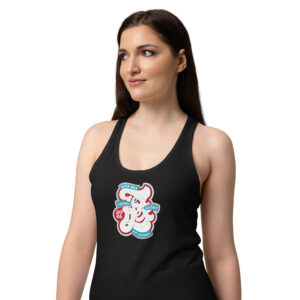 Tex-Mex 2026 Women’s fitted racerback tank top