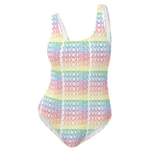 Titties Rainbow One-Piece Swimsuit